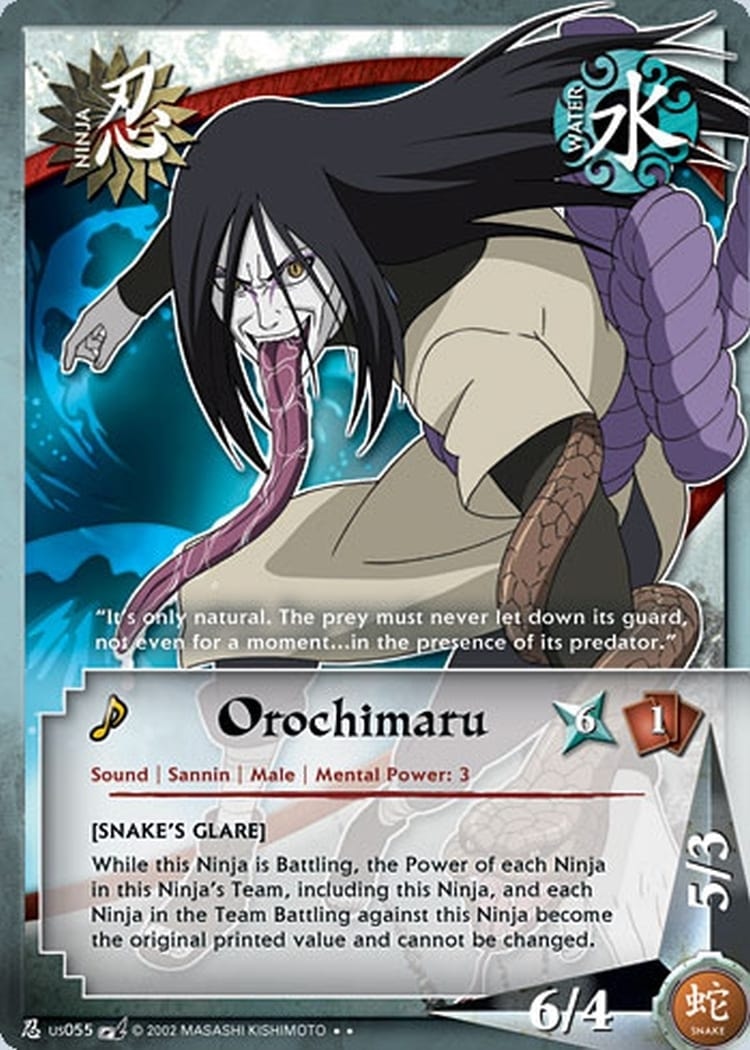 Orochimaru card artwork