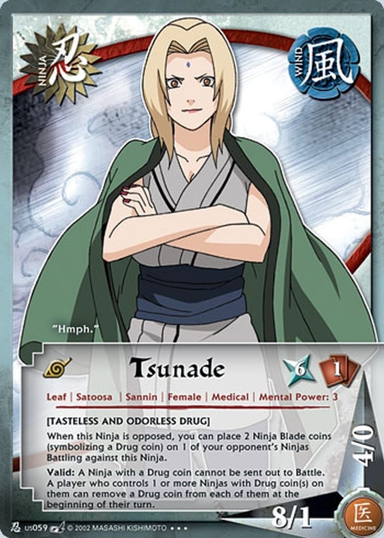 Tsunade card artwork