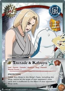 Tsunade & Katsuyu card artwork