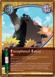 Exceptional Force card artwork