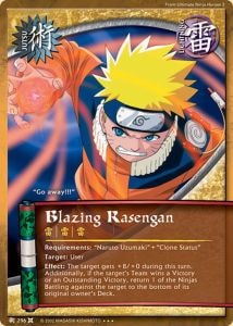Blazing Rasengan card artwork