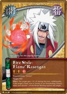 Fire Style: Flame Rasengan card artwork