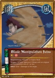 Blade Manipulation Jutsu card artwork