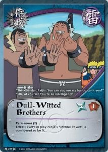 Dull-Witted Brothers card artwork