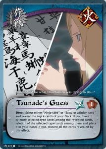 Tsunade's Guess card artwork