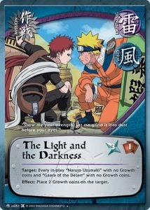 The Light and the  Darkness card artwork