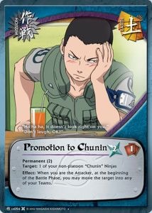 Promotion to Chunin card artwork