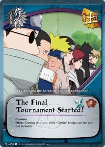 The Final Tournament Started! card artwork