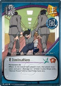 Elimination card artwork