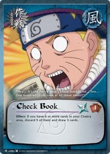 Check Book card artwork