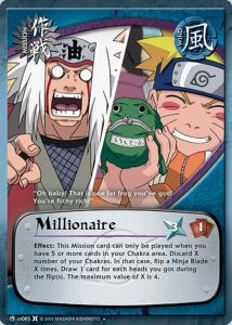 Millionaire card artwork