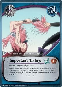 Important Things card artwork