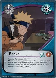 Broke card artwork