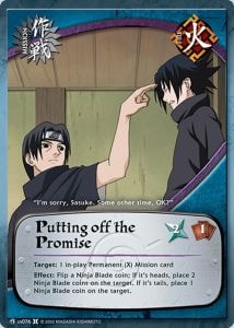 Putting off the Promise card artwork