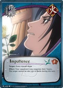 Impatience card artwork