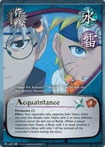 Acquaintance card artwork