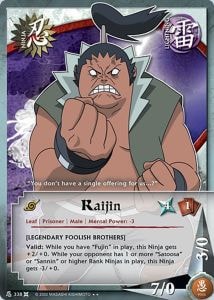 Raijin card artwork
