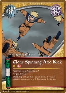 Clone Spinning Axe Kick card artwork