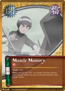 Muscle Memory card artwork