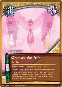Cheesecake Jutsu card artwork