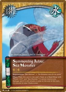 Summoning Jutsu: Sea Monster card artwork