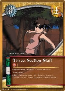Three-Section Staff card artwork