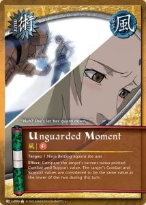 Unguarded Moment card artwork