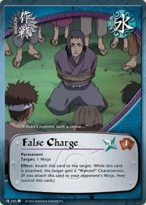 False Charge card artwork