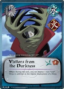 Visitors from the Darkness card artwork