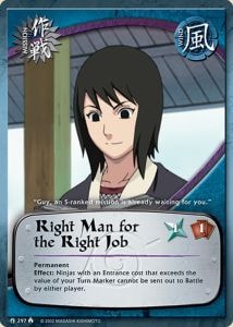 Right Man for the Right Job card artwork