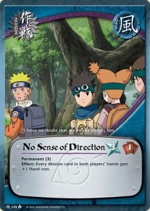 No Sense of Direction card artwork