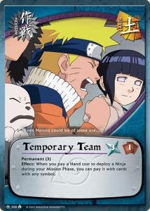 Temporary Team card artwork