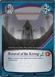 Funeral of the Living card artwork