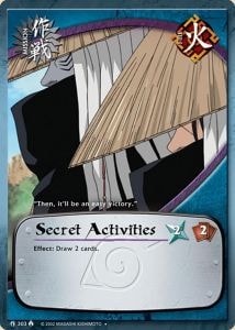 Secret Activities card artwork