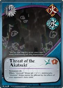 Threat of the Akatsuki card artwork