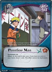 Penniless Man card artwork