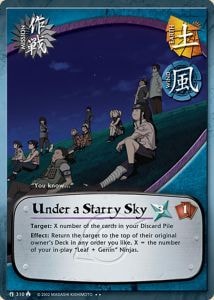 Under a Starry Sky card artwork