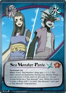 Sea Monster Panic card artwork