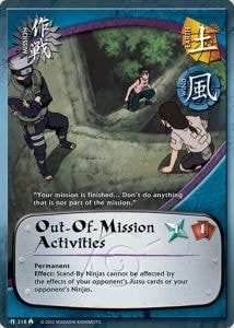 Out-Of-Mission Activities card artwork
