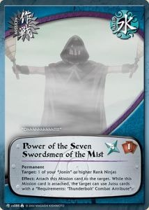 Power of the Seven Swordsmen of the Mist card artwork