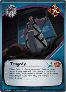 Tragedy card artwork