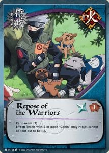 Repose of the Warriors card artwork
