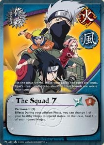 The Squad 7 card artwork