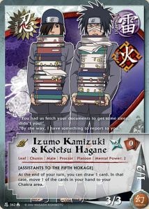 Izumo Kamizuki & Kotetsu Hagane card artwork