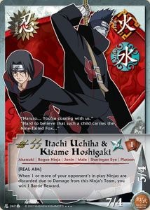 Itachi Uchiha & Kisame Hoshigaki card artwork