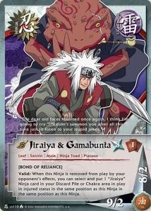 Jiraiya & Gamabunta card artwork