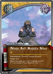 Ninja Art: Kujaku Slice card artwork