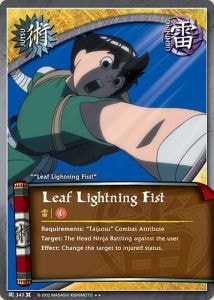 Leaf Lightning Fist card artwork