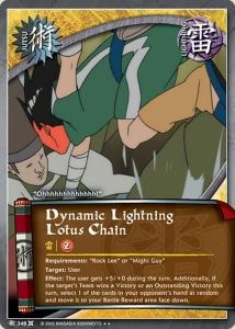 Dynamic Lightning Lotus Chain card artwork