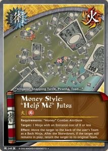Money Style: "Help Me" Jutsu card artwork